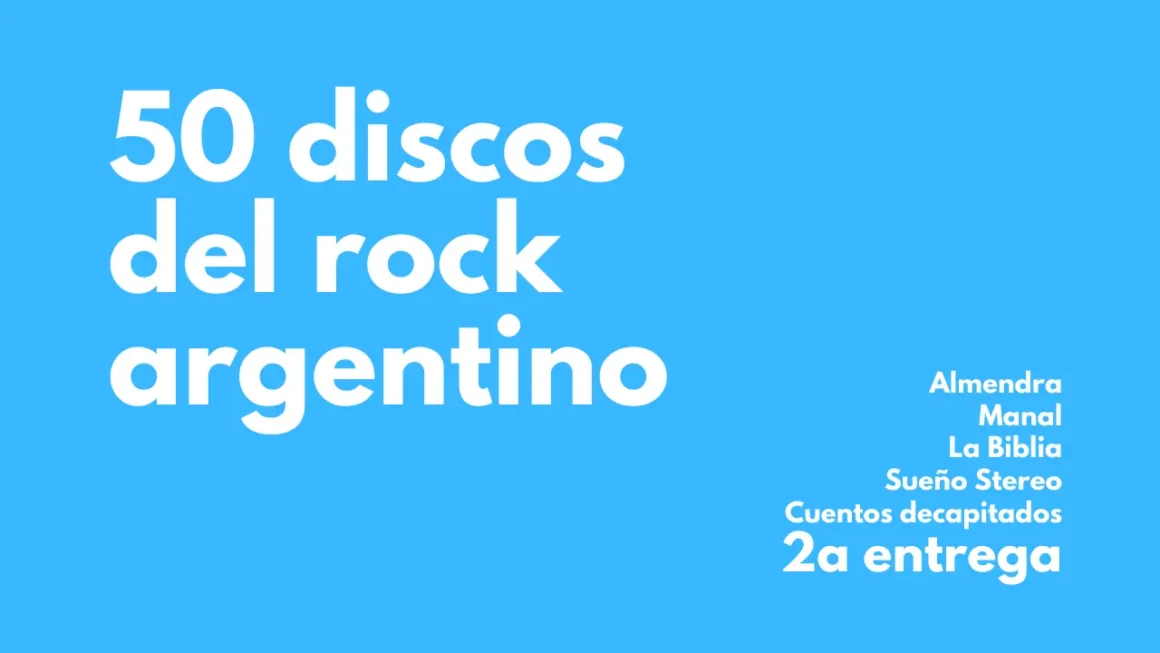 Mis discos en cuarentena, parte 2 - En la segunda entrega de 50 discos de rock argentino para escuchar en cuarentena vamos por aquellos sonidos fundadores. Cinco trabajos que abrieron un camino que, en vez de repetir fórmulas, crearon un estilo innovador y que se quedaron para siempre en la cultura musical de los argentinos. 50 discos