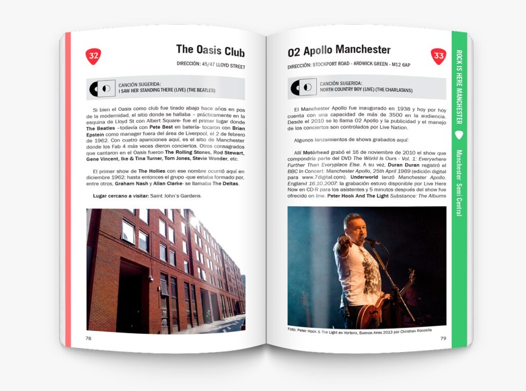 El rock de Manchester ya tiene su libro - Manchester: La Guía Definitiva para Conocer Los Lugares Históricos del Rock es la tercera entrega de la Colección Rock Is Here. Marcelo Lamela vuelve a hacer un trabajo de investigación y organización de sitios eternos del movimiento continuando la saga que comenzó el mismo autor con Londres y siguió con Buenos Aires (editado por Penguin Random House / Aguilar y elegido por el diario Clarin como uno de los 15 mejores libros musicales del 2019). manchester 2