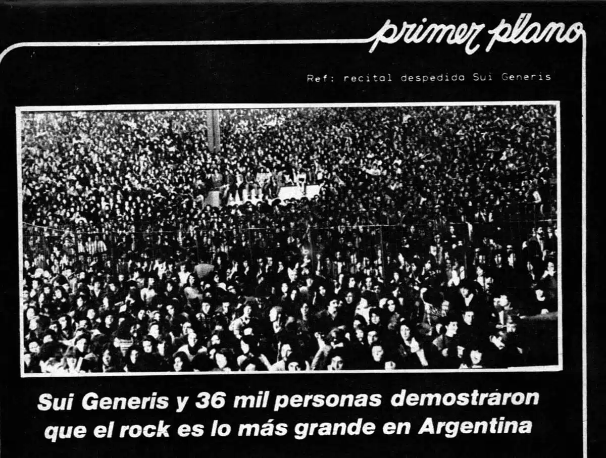 Sui Generis y 36mil personas demostraron que el rock es lo más grande ...