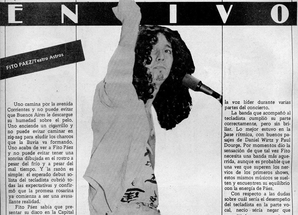Otra música en el aire - En vivo: Fito Páez en el Teatro Astros fito