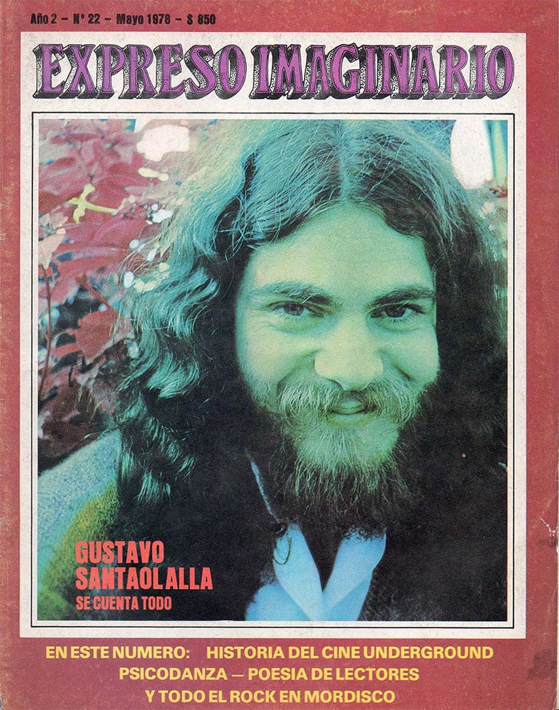 Gustavo Santaolalla cuenta sus quince años de rock - Gustavo Santaolalla es uno más que ingresa a la larga lista de músicos que están emigrando en los últimos tiempos. Su historia, una vida que ya lleva 15 años de rock, está indisolublemente ligada a la historia del rock nacional desde sus inicios, cuando a los 11 años le regalaron su primera guitarra eléctrica, hasta ahora, en que con sus 26 años decide emprender nuevos horizontes. Gustavo Santaolalla