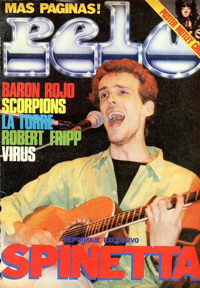 Rescate: el lanzamiento de "Madre en años luz" - Luis Alberto Spinetta presentó recientemente a la prensa especializada, en los estudios Moebio, su LP "Madre en años luz", elaborado con el grupo Jade según el sistema de mezcla digital, sin precedente en la industria discográfica argentina. Esta técnica permite eliminar los ruidos de fondo y, en el caso de las copias, eliminar las pérdidas de sonido, lo cual hace que todas ellas sean exactamente iguales aunque se trate de miles de unidades. Spinetta se muestra exultante por el trabajo de quienes participaron en la grabación y piensa que lo realizado da a su música "una connotación más salvaje". Lo que sigue es el diálogo que pude sobrellevar con Spinetta en el acto de presentación, en momentos en que, a la voz de " ¡Arriba hay comida! ", nos quedamos cara a cara mientras los demás concurrentes se convertían en urgentes comensales. spinetta