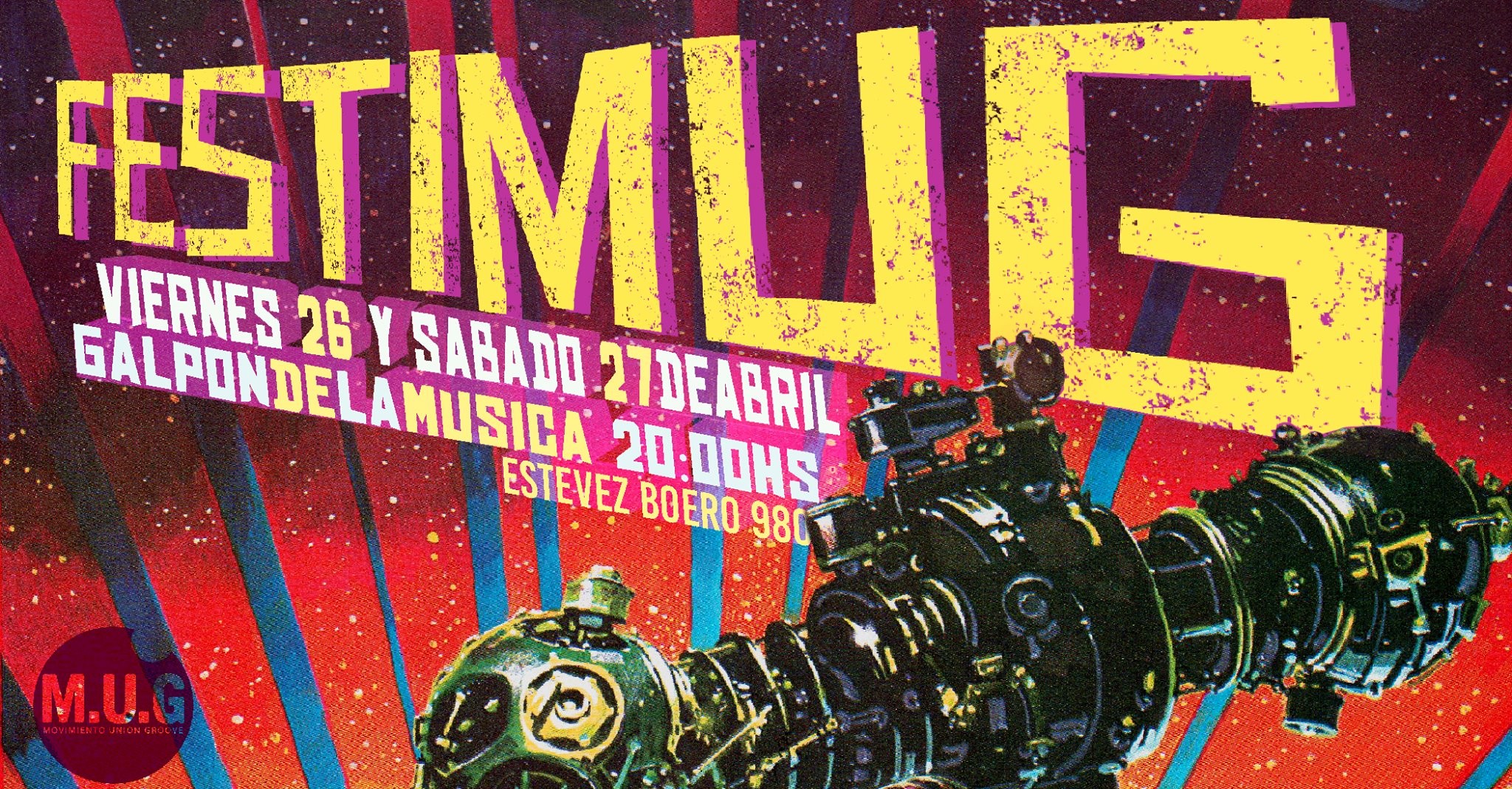 El Festimug hace su lanzamiento oficial en Rosario - El viernes 26 y sábado 27 de abril se llevará a cabo el encuentro del Movimiento Unión Groove con recitales, ferias e ilustradores. Será en el Galpón de la Música y estarán Alto Guiso, Budajipis, Caliope, Kunyaza y Groovin Bohemia, entre otros. El Festimug se vivirá en dos jornadas para decir presente. El viernes 26 de abril comenzará a las 20 mientras que al día siguiente hará lo propio desde las 19. Mientras tanto, las anticipadas se consiguen en Grow (Laprida 927), con la posibilidad de abonos por sólo $300 para ambos días. La promoción es valida hasta el jueves 25 de abril, inclusive. Además, en ambas jornadas se venderán entradas en la puerta del Galpón (Estévez Boero 980).
Partiendo sobre lo común y dejando de lado la competencia, 2019 los encuentra potenciados y potenciando el crecimiento conjunto bajo tres grandes objetivos: mejorar las condiciones de trabajo, consolidar la escena local e insertarse en el mercado nacional.
El gran acuerdo permite debatir y articular de manera asamblearia, posicionamientos en cuanto a arreglos comerciales, tanto con privados como frente al Estado, mecánicas de producción, herramientas para presentarse frente a los distintos actores de la actividad.
El MUG está integrado por Alto Guiso, Budajipis, Caliope, Chokenbici, Cortito y Funky, Depto de Islas, Ex Empleades de la Nasa, Groovin Bohemia, Kunyaza, Latelonius, Lilu3 y Río Chino. Reunidos bajo el ritmo autogestivo, una docena bandas rosarinas comenzaron a darse encuentro con el objetivo de diseñar y ejecutar acciones que les colaboren colectivamente. Fue así que surgió la experiencia de gestión colectiva, que entre sello, productora y sindicato, intenta sacudirse los límites para potenciar el crecimiento de sus experiencias.
¡No te pierdas los horarios del Festimug! 6e80f927 77a1 4033 89c5 48b6bcebb5aa