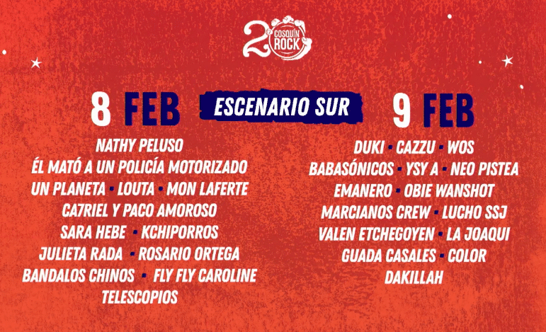Charly, Divididos y los clásicos de siempre, en Cosquín Rock 20 - La edición 20 del festival más federal de la Argentina ya tiene motivos para ser más que especial con una grilla bien variada en estilos. 720364c2 da07 4886 8fad 9c453cc1ea0c