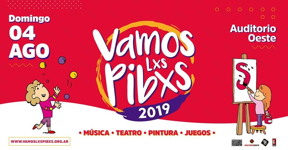 Sexta edición del festival "Vamos Lxs Pibxs" - El domingo 4 de agosto, desde las 15, se realizará el evento cultural y de colecta solidaria en el Auditorio Oeste en Haedo. 801fcac0 e481 4137 9a1e 4b975a6f75a4