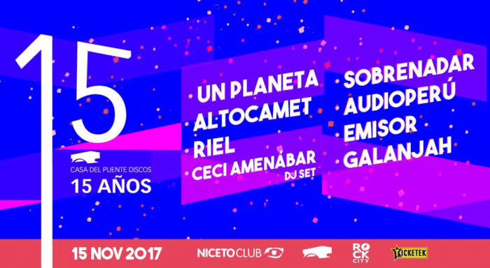 Casa del Puente cumple 15 años - El sello discográfico marplatense celebrará su década y media el miércoles 15 de noviembre en Niceto Club con shows de algunas de las bandas de su catálogo y con una feria de discos. c945d382 190f 48d0 b768 cb4311f03556