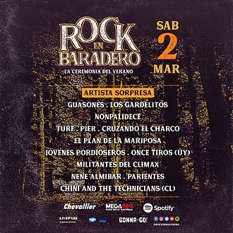 Rock en Baradero: un ritual que crece año a año en la provincia de Buenos Aires - El festival se llevará a cabo, en su edición 2019, los días 2, 3 y 4 de marzo. En esta quinta edición, la ceremonia del verano reunirá nuevamente varios estilos musicales que conviven en la escena nacional para confluir en una experiencia sin igual. ef1d4749 14a2 4eec bb89 1c2d8a46f217