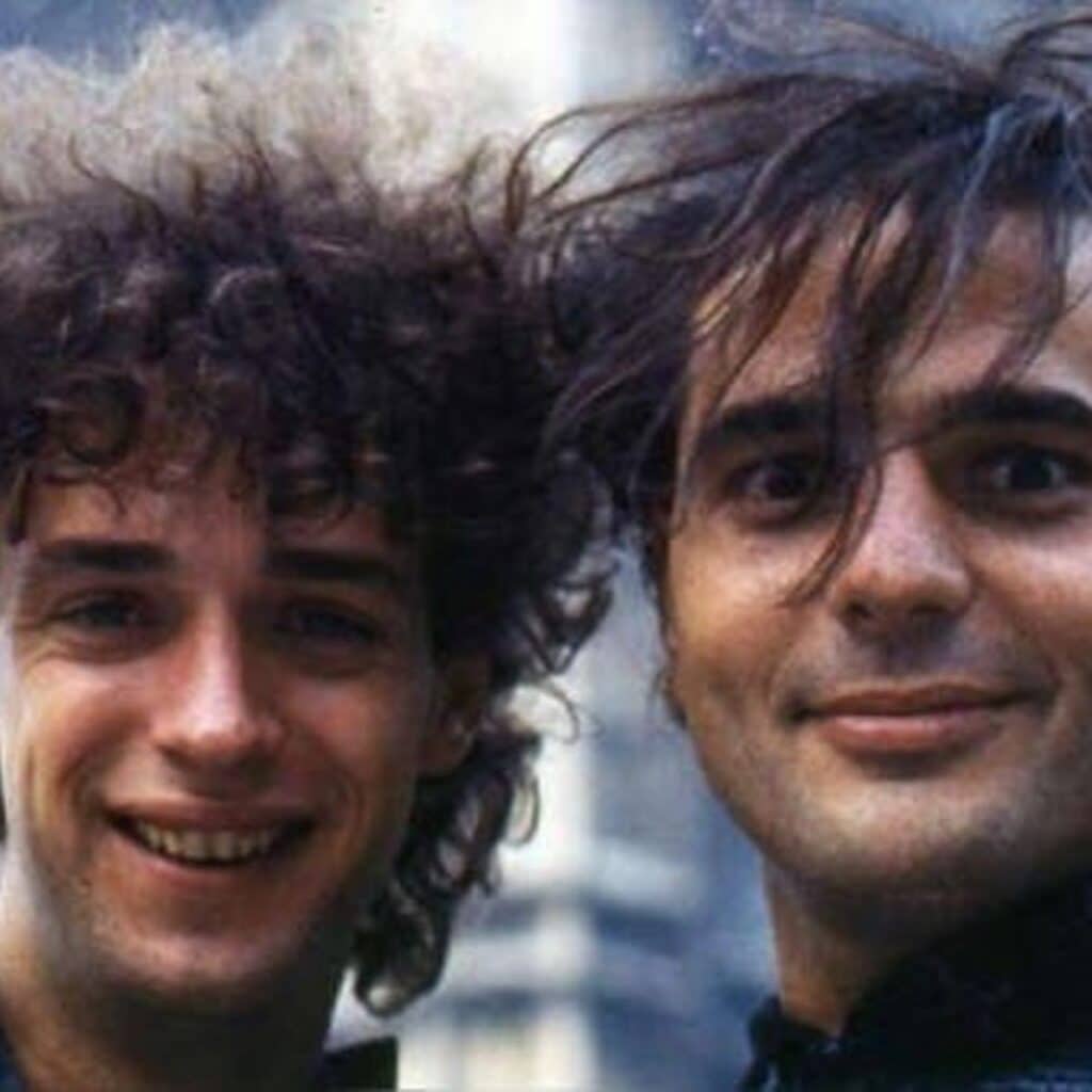 Zeta y Gustavo, en épocas de Soda Stereo
