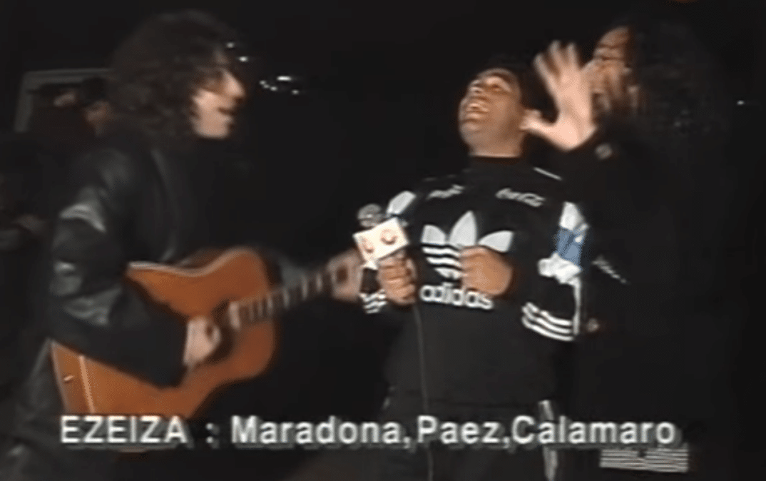 Rock de Mundial: Fito Páez, Andrés Calamaro y Diego Maradona - Estados Unidos 94 fue un certamen que nos dejó un sabor agridulce. Más agri que dulce, como masticar el carozo de un durazno bien pero bien jugoso. El gol de Cani a Nigeria (con lúcido pase de Diego) y un par de recuerdos más que preferimos olvidar para no llorar y recuperar la fe de cara a Rusia. 1ece4b3c 388b 4c67 8544 7de52460e91f