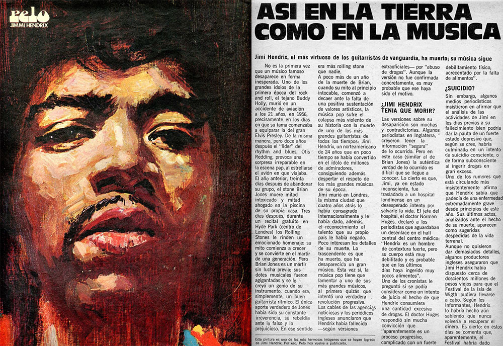 Así en la Tierra como en la música - Jimi Hendrix, el más virtuoso de los guitarristas de vanguardia, ha muerto; su música sigue. 84ab4119 8a2a 4aaf 9b72 ed857979c86d
