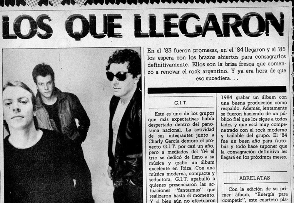 Lo que el año nos dejó - En el '83 fueron promesas, en el '84 llegaron y el '85 los espera con los brazos abiertos para consagrarlos definitivamente. Ellos son la brisa fresca que comenzó a renovar el rock argentino. Y ya era hora de que eso sucediera. 85b3e1a2 000d 43c2 9c89 0ce8d6742466
