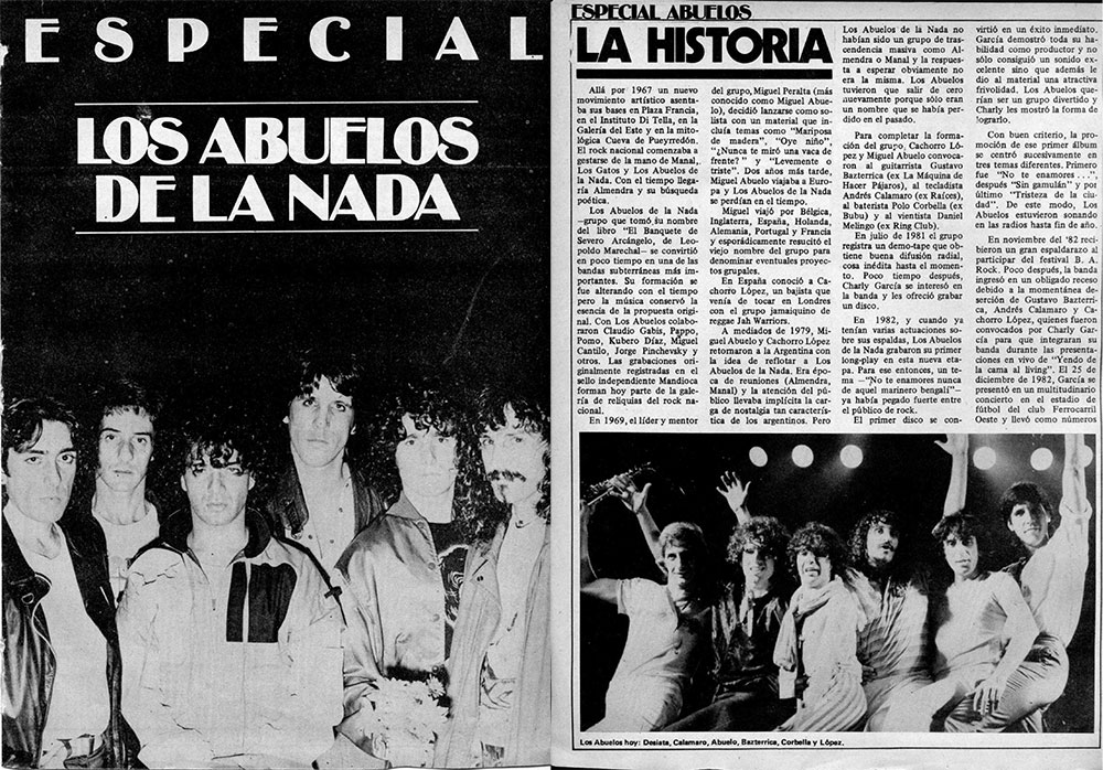 Especial Abuelos - Allá por 1967 un nuevo movimiento artístico asentaba sus bases en Plaza Francia, en el Instituto Di Tella, en la Galería del Este y en la mitológica Cueva de Pueyrredón. El rock nacional comenzaba a gestarse de la mano de Manal, Los Gatos y Los Abuelos de la Nada. Con el tiempo llegaría Almendra y su búsqueda poética. 4372d8fe c35d 47a0 a221 13aaafbed010