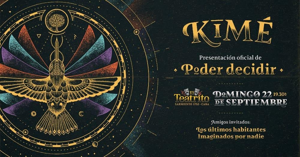 Kimé presenta "Poder decidir" - Kimé está formada por los hermanos Fernando y Juan Gabriel Cordeiro, ambos músicos de nacimiento. Comenzaron con el piano como primer instrumento. Luego de otros proyectos juntos y algunos cada uno por su cuenta, en 2014 deciden formar un dúo interpretando covers de rock nacional. Con este formato recorren cientos de bares y teatros de Capital Federal y Gran Buenos aires. e154f5e2 fd7e 41ff b89a 34c7462024bb