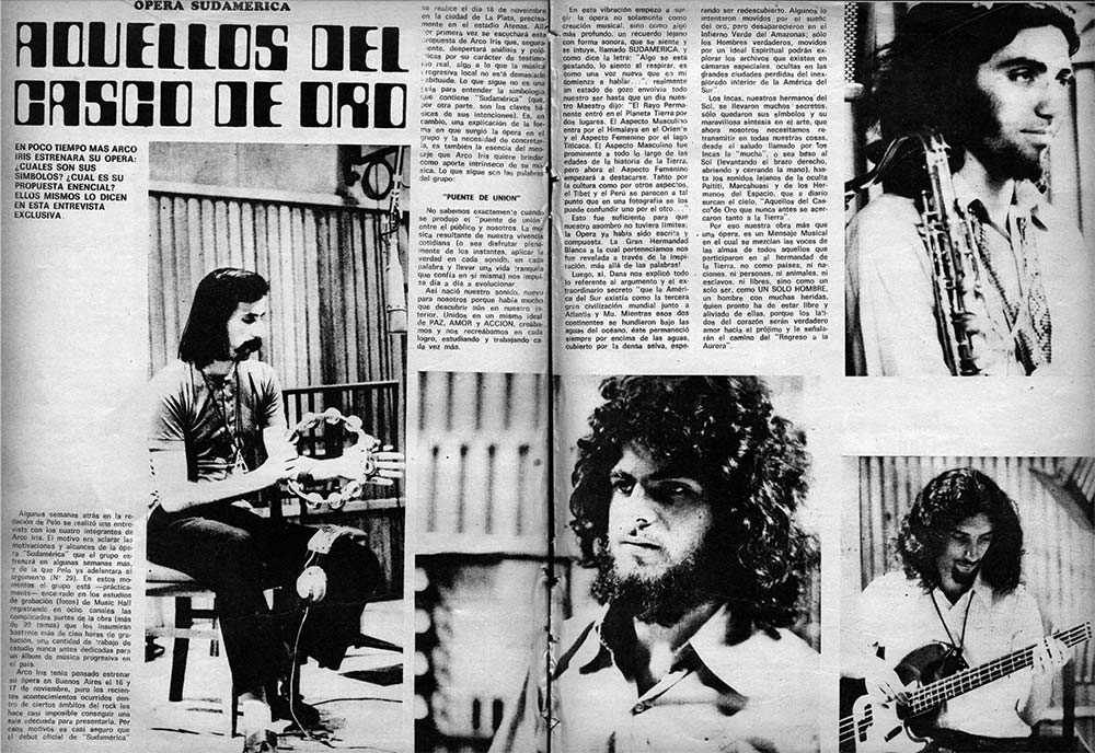 Aquellos del casco de oro - En poco tiempo más Arco Iris estrenará su ópera. ¿Cuáles son sus símbolos? ¿Cuál es su propuesta esencial? Ellos mismos lo dicen en esta entrevistas exclusiva. 2d731970 3139 4315 bfb5 e07b4cb36b5f