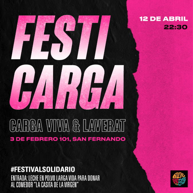 FestiCarga: el rock y la solidaridad se unen nuevamente - El festival creado por el cuarteto sanisidrense Carga Viva nació como una propuesta de dar a conocer la movida musical que abunda en la zona norte de la provincia de Buenos Aires. La banda formada por Taro Barceló (voz), Joaquín Brizuela (guitarras y coros), Nicolas Poggioli (bajo) y Pepo Macias (batería) será la encargada de llevar adelante la noche junto a Laverat. El cierre estará a cargo de DJs que coronaran la velada con la mejor música para el disfrute de los asistentes. bb0e51f1 2583 4cc7 80a9 5ec92f023d01