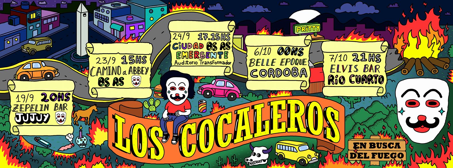 Los Cocaleros y su gira "En busca del fuego 2017" - Gira "En busca del fuego 2017" de Los Cocaleros : bc691441 8280 477c 8a3c 797a9dfdc607