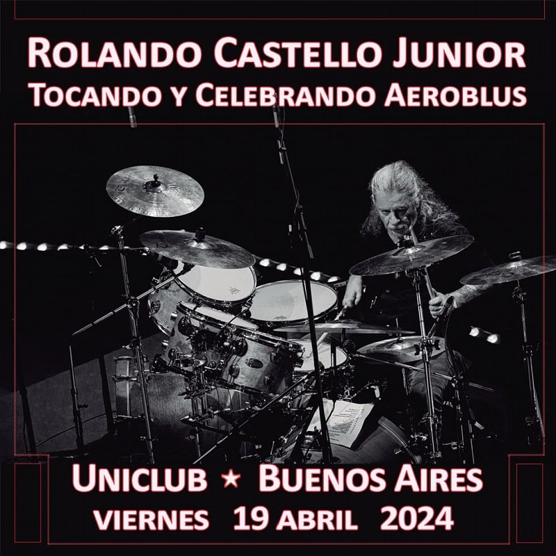 Rolando Castello Jr celebra a Aeroblus - Este evento no solo será una reunión de talentos como el Conejo Jolivet y Botafogo, sino también una oportunidad para que nuevas generaciones descubran la magia de Aeroblus. "Hace cuatro años que no voy para allá a hacer un recital, desde antes de la pandemia. Tardé mucho en volver a tocar después de eso". aeroblus
