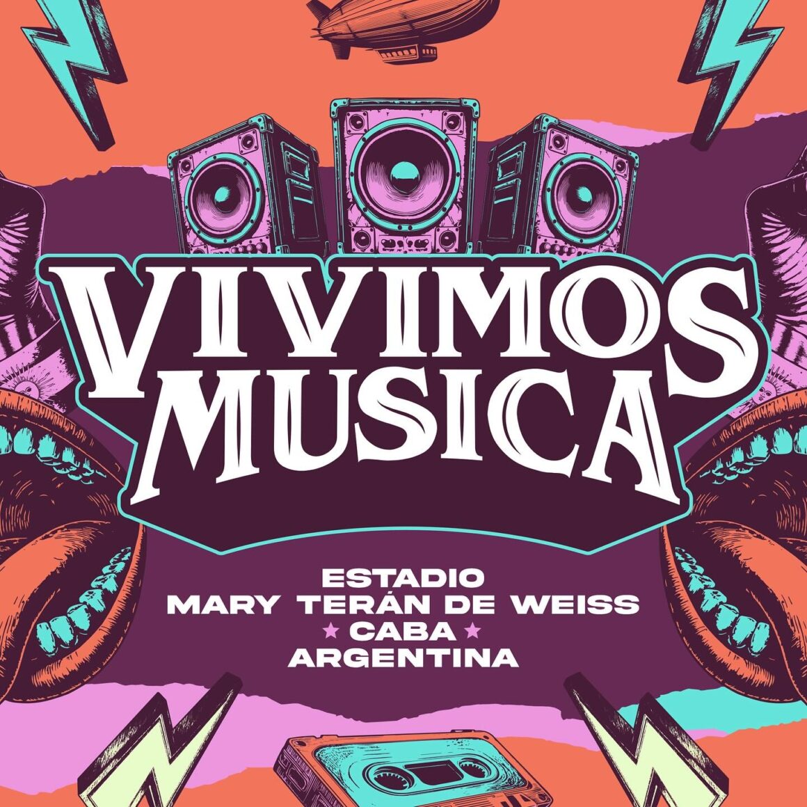 Vivimos Música: el rock se muda a Parque Roca - "Preparate para vivir un festival 100% rock", dice el anuncio. Y así será, a juzgar por la grilla anunciada con más de 25 artistas del género (y ningún intruso) del primer Vivimos Música 2024, programado para el 28 de septiembre en el Estadio Mary Terán de Weiss, más conocido como Parque Roca. vivimos musica