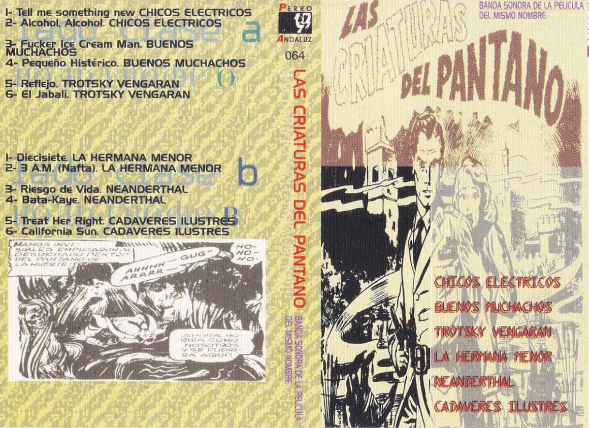 Un libro sobre la escena del rock uruguayo de los '90s - El periodista Nelson Barceló publicó Las criaturas del pantano, un libro que reconstruye la historia del mítico compilado editado en 1994 por el sello Perro Andaluz. A través de testimonios de músicos, productores y periodistas, la obra repasa la escena alternativa de Montevideo en los años 90, con bandas como Buenos Muchachos, Trotsky Vengarán, La Hermana Menor y Chicos Eléctricos. La tapa del histórico compilado "Las criaturas del pantano", de 1994